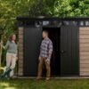Signature 11x7 Storage Shed - Ashwood Brown