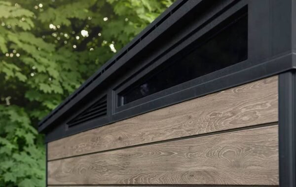 Signature 11x7 Storage Shed - Ashwood Brown