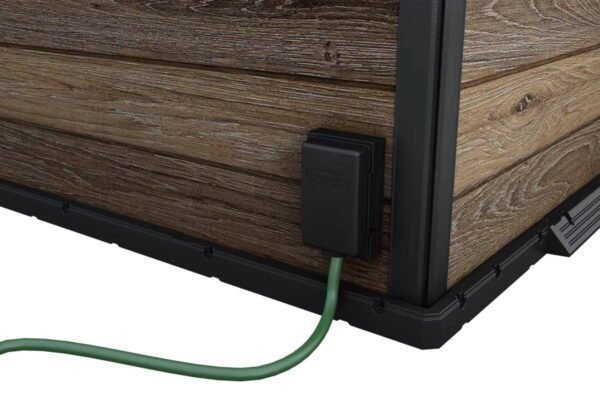 Signature 9x7 Outdoor Bar Shed - Walnut Brown