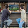 Signature 9x7 Outdoor Bar Shed - Walnut Brown