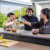 Signature 9x7 Outdoor Bar Shed - Walnut Brown